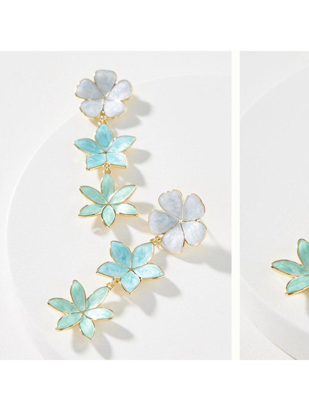 Anthropologie Buttercup Drop Earrings